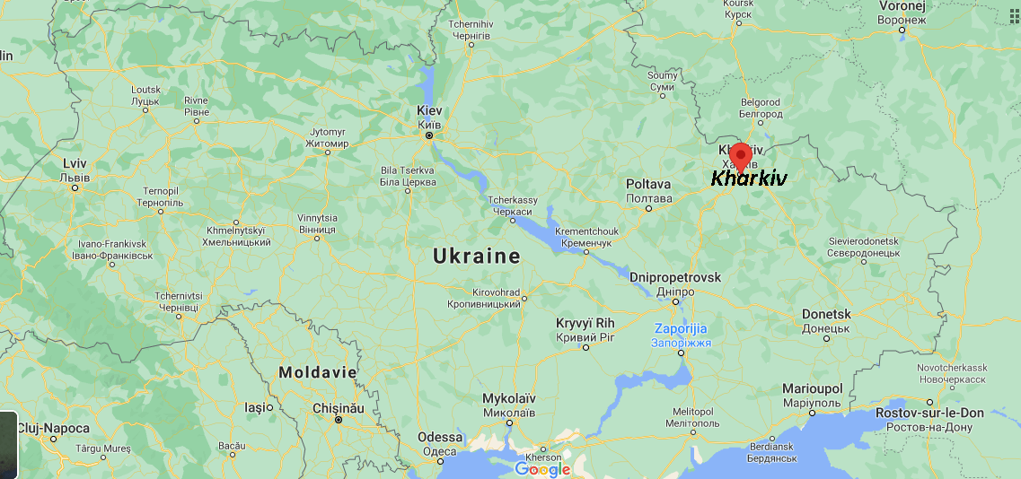 Où se situe Kharkiv