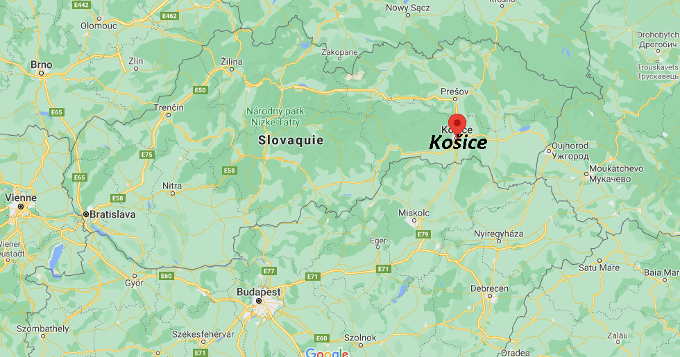 Où se situe Košice