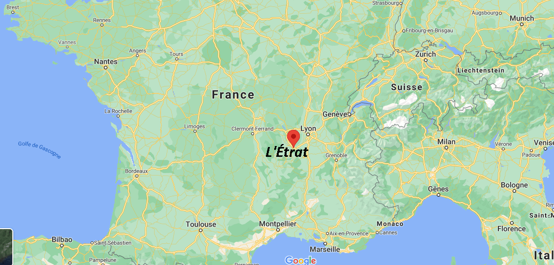 Où se situe L-Étrat (42850)
