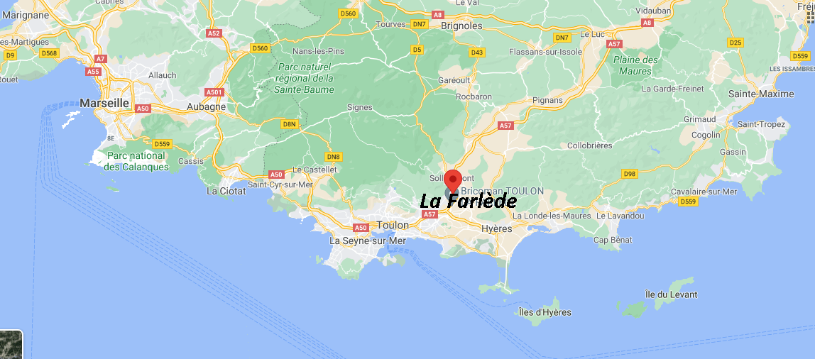Où se situe La Farlède (Code postal 83210)