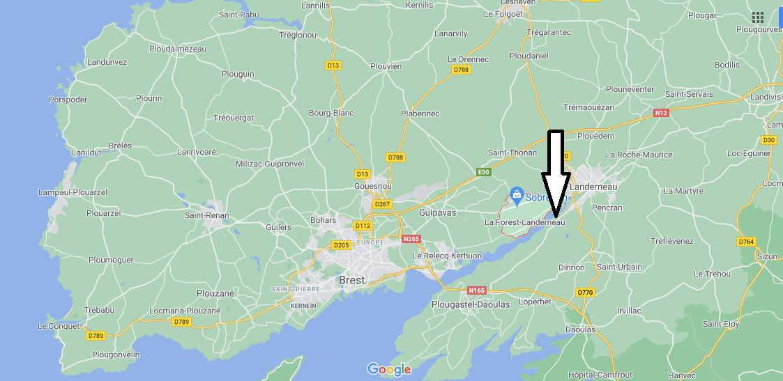 Où se situe La Forest-Landerneau (29800)