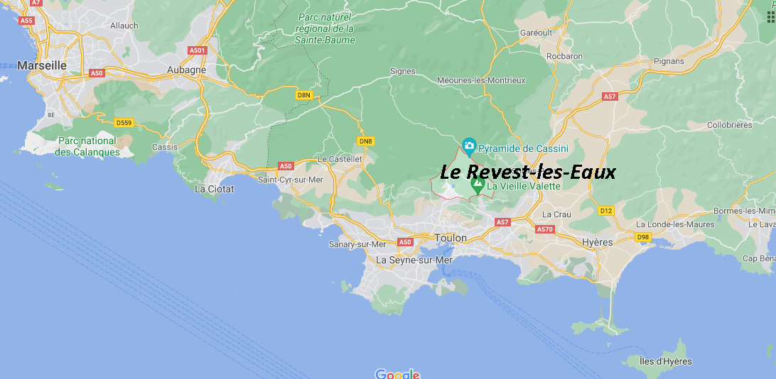 Où se situe Le Revest-les-Eaux (Code postal 83200)