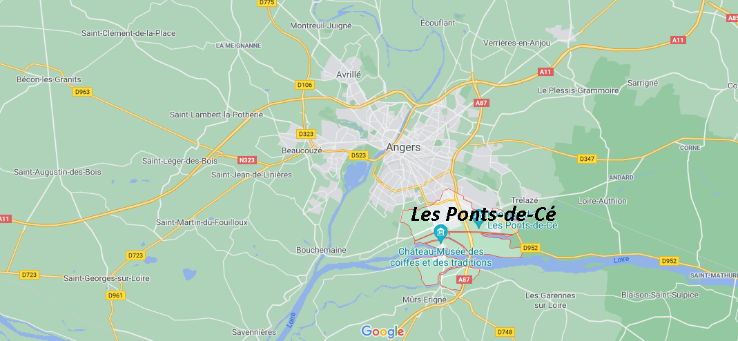 Où se situe Les Ponts-de-Cé (49130)