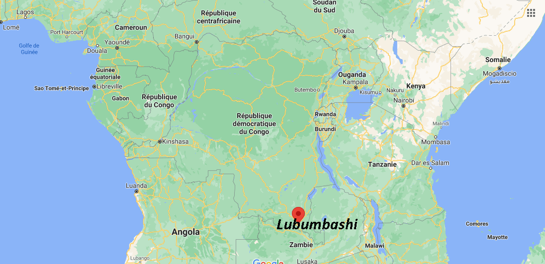Où se situe Lubumbashi