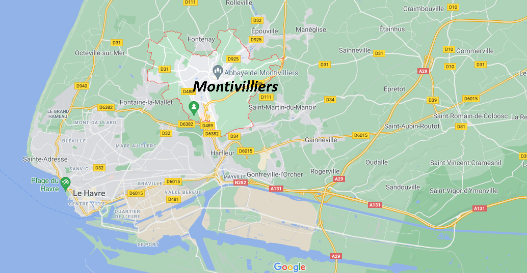 Où se situe Montivilliers (76290)