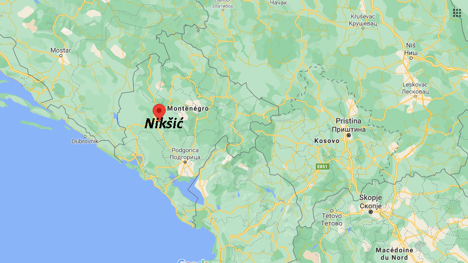Où se situe Nikšić