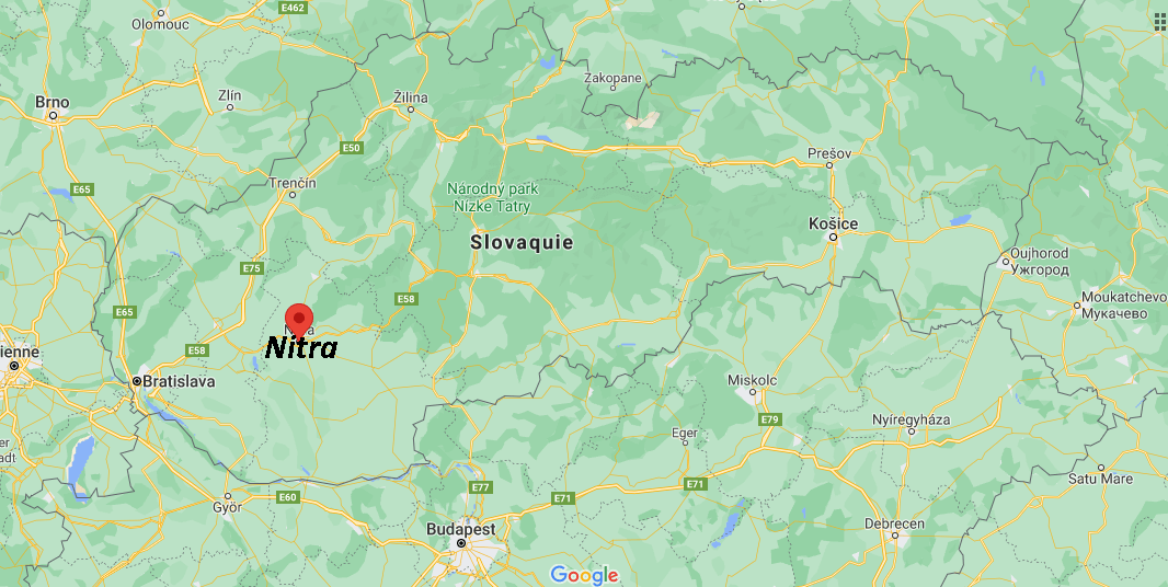 Où se situe Nitra