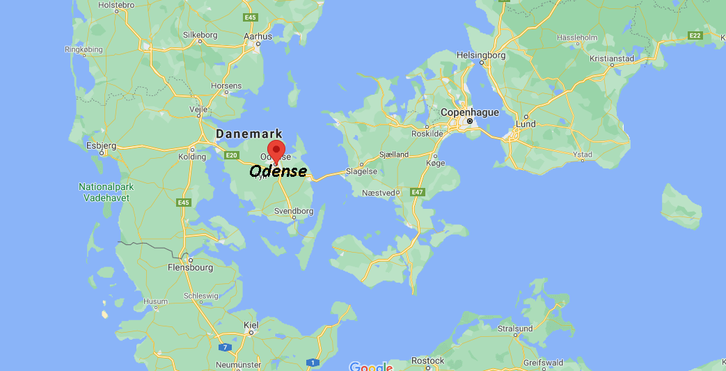 Où se situe Odense