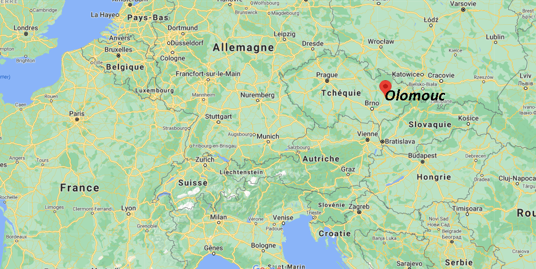 Où se situe Olomouc