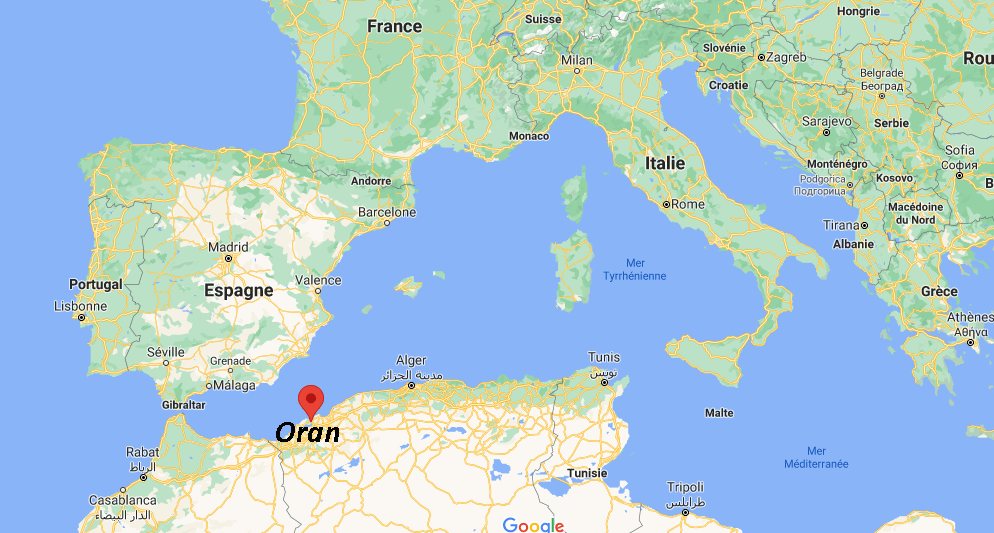 Où se situe Oran