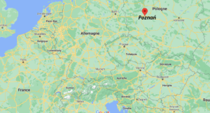 Où se situe Poznań