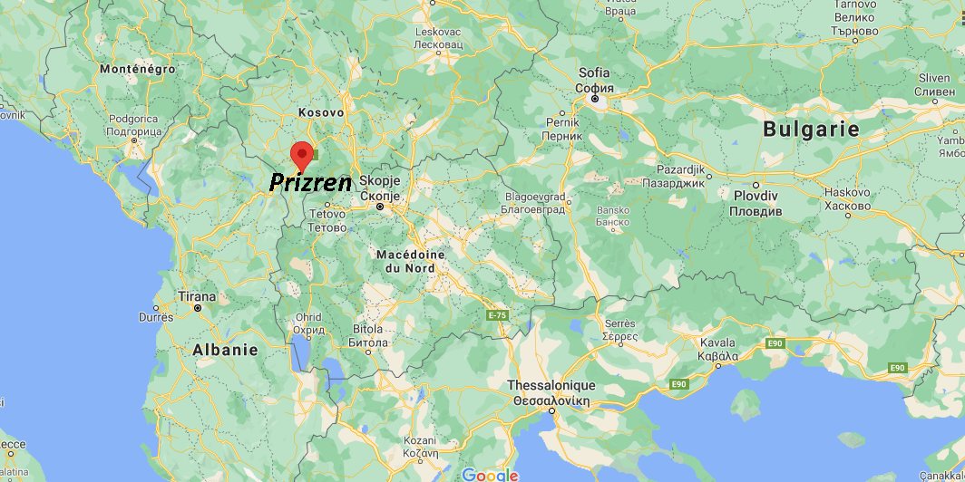 Où se situe Prizren