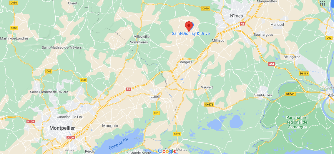 Où se situe Saint-Dionizy (Code postal 30980)