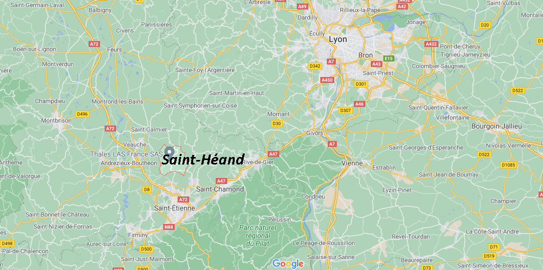 Où se situe Saint-Héand (42570)