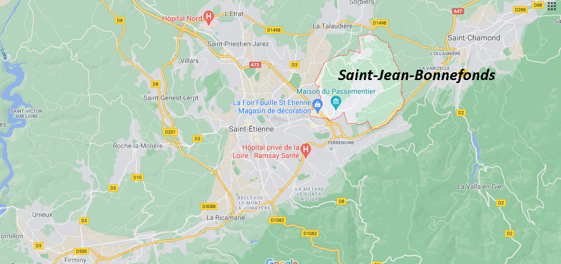 Où se situe Saint-Jean-Bonnefonds (42650)