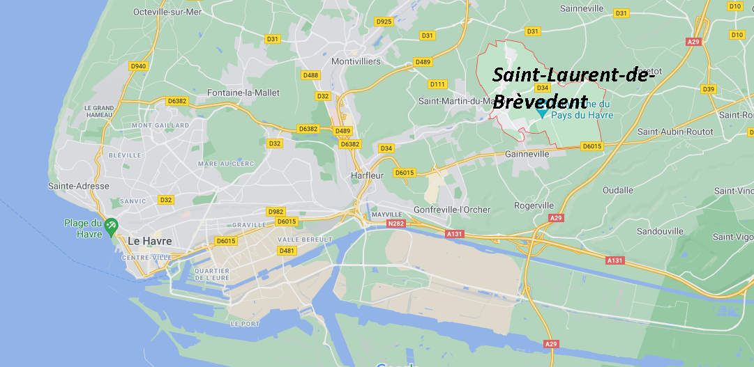 Où se situe Saint-Laurent-de-Brèvedent (76700)