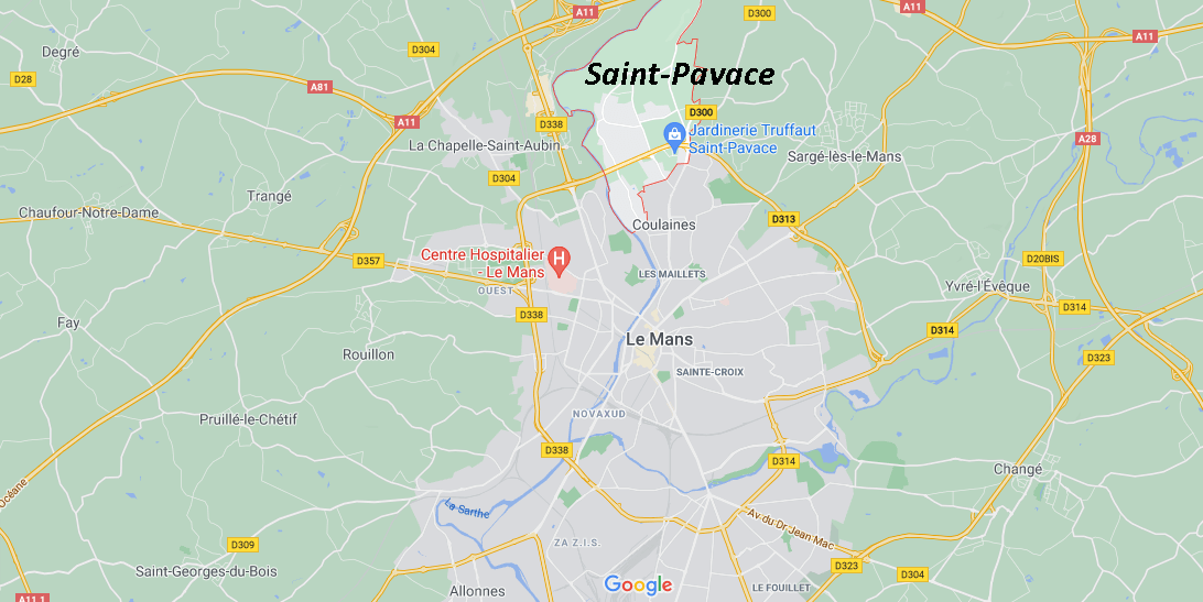 Où se situe Saint-Pavace (72190)