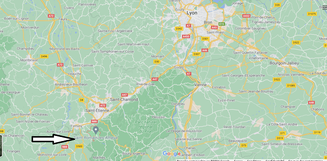 Où se situe Saint-Romain-les-Atheux (42660)