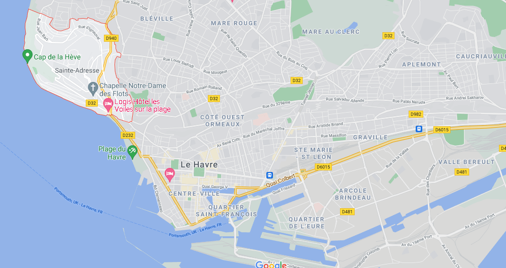 Où se situe Sainte-Adresse (76310)