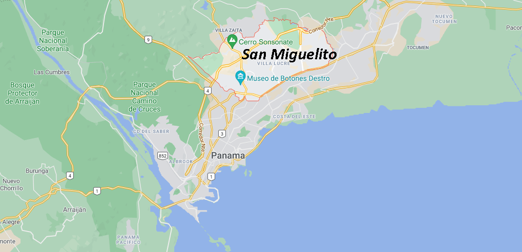 Où se situe San Miguelito
