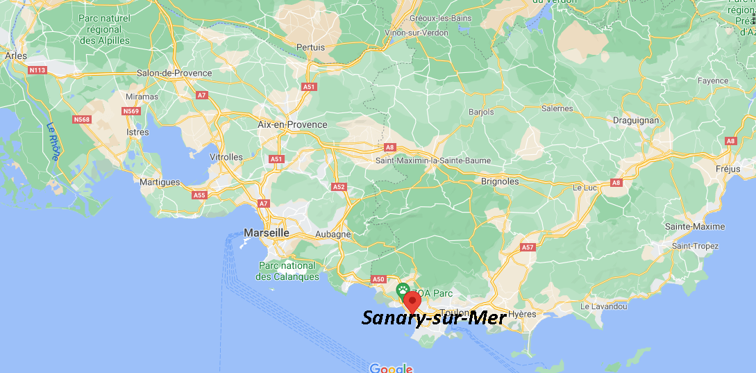 Où se situe Sanary-sur-Mer (Code postal 83110)