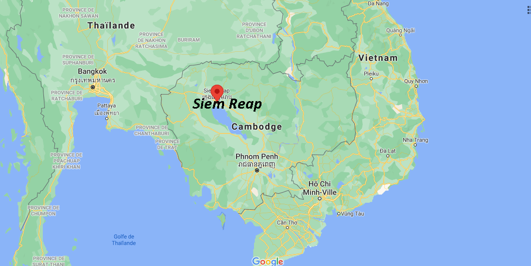 Où se situe Siem Reap