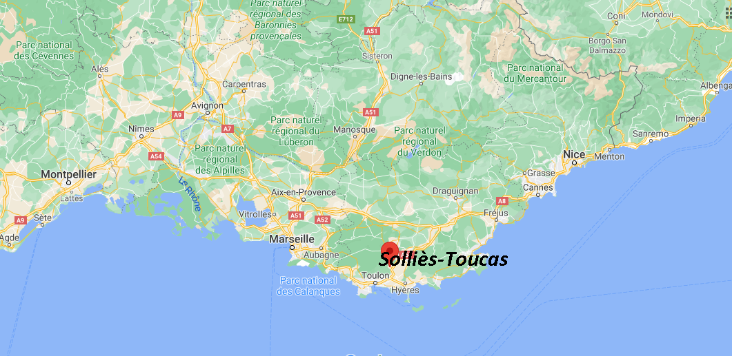 Où se situe Solliès-Toucas (Code postal 83210)
