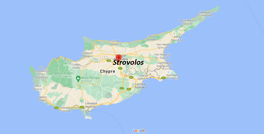 Où se situe Strovolos