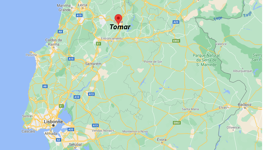 Où se situe Tomar