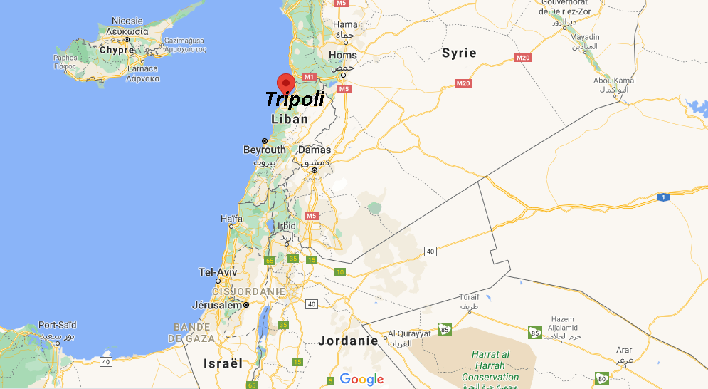 Où se situe Tripoli