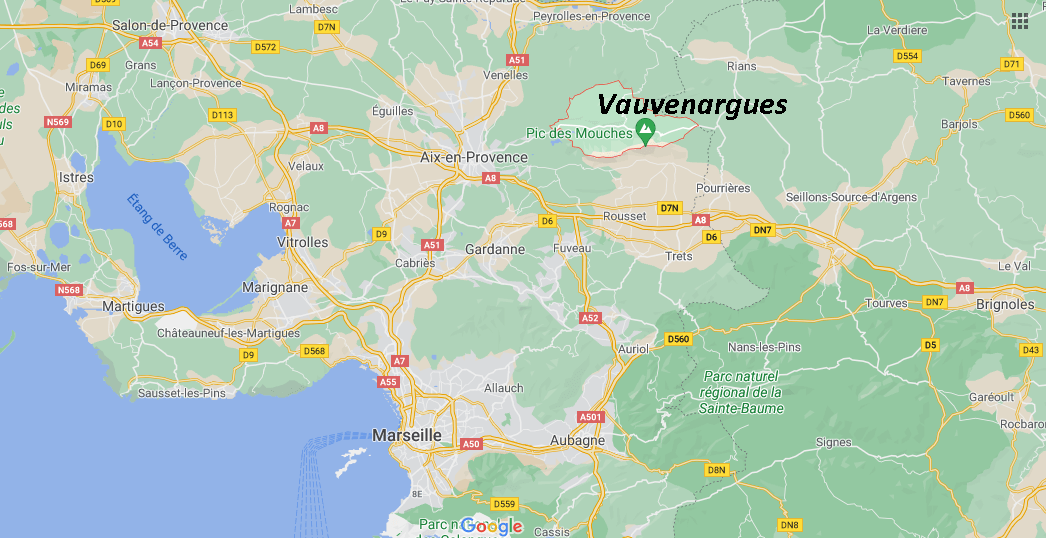 Où se situe Vauvenargues (Code postal 13126)