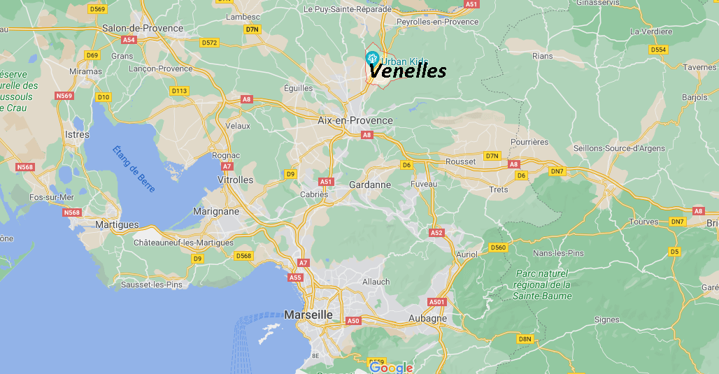 Où se situe Venelles (Code postal 13770)
