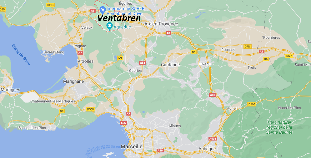 Où se situe Ventabren (Code postal 13122)