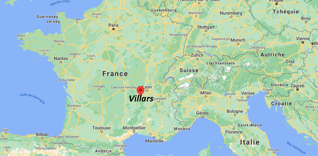 Où se situe Villars (42390)