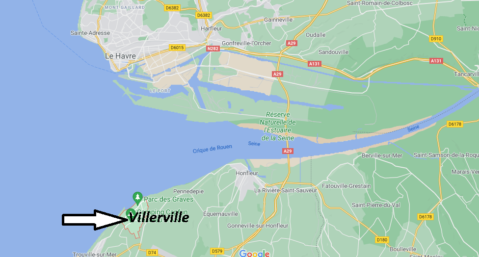 Où se situe Villerville (14113)