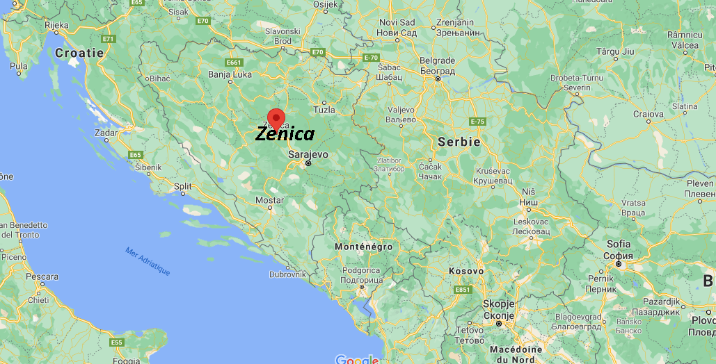 Où se situe Zenica