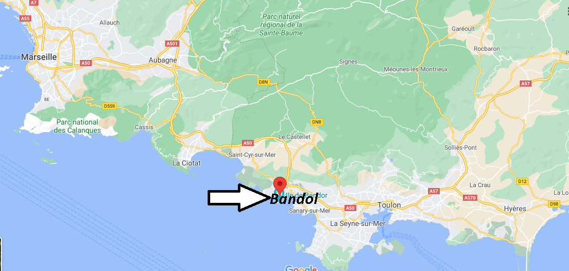 Où se trouve Bandol