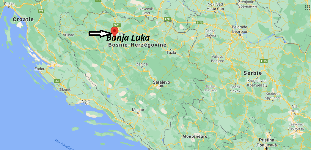 Où se trouve Banja Luka