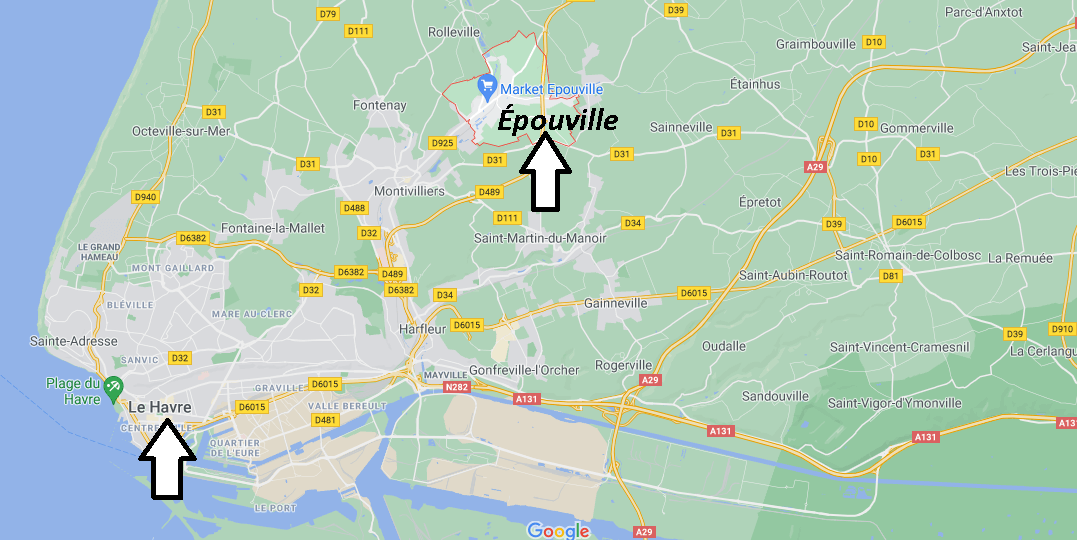 Où se trouve Épouville