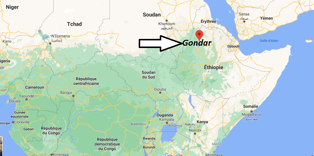Où se trouve Gondar