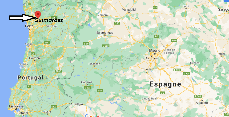 Où se trouve Guimarães