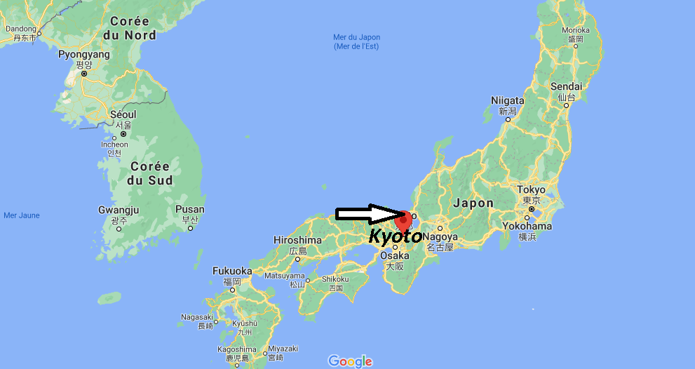 Où se trouve Kyoto