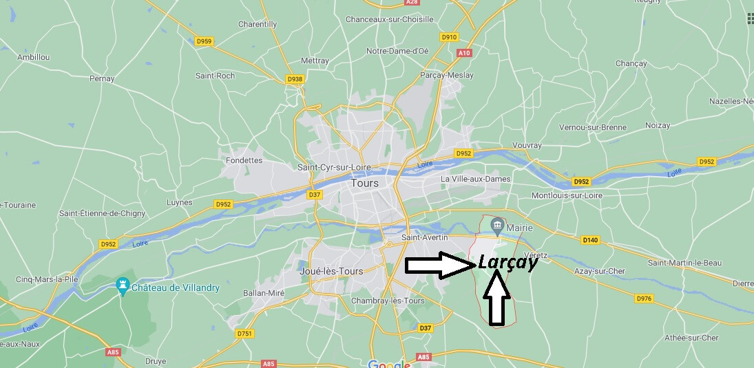 Où se trouve Larçay
