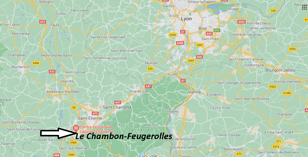 Où se trouve Le Chambon-Feugerolles