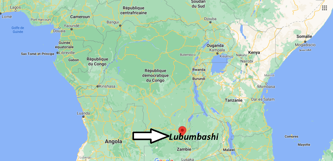 Où se trouve Lubumbashi