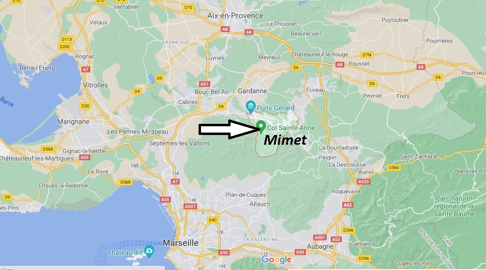 Où se trouve Mimet