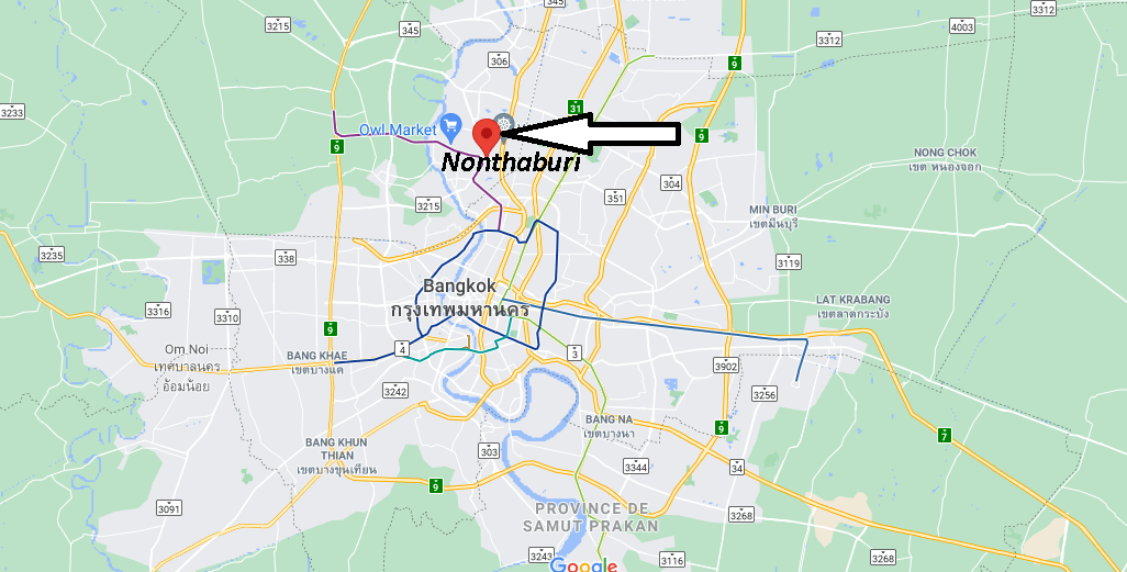 Où se trouve Nonthaburi
