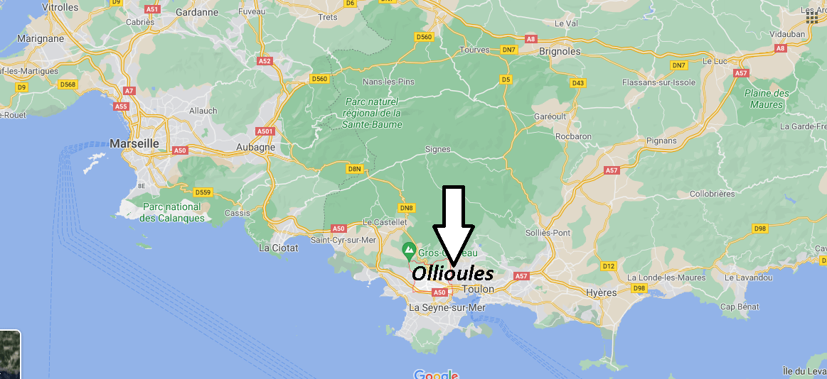 Où se trouve Ollioules