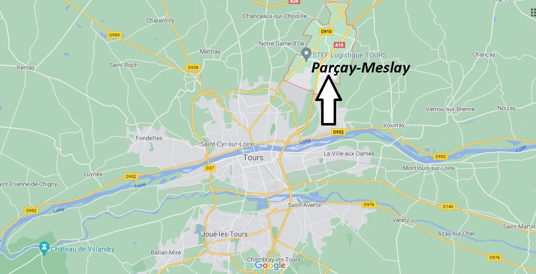 Où se trouve Parçay-Meslay