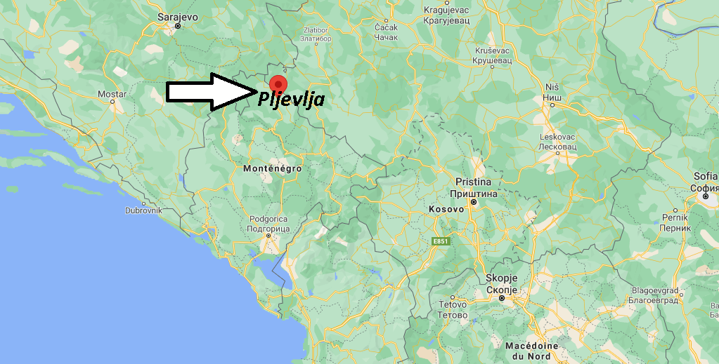Où se trouve Pljevlja